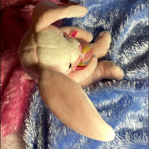 🎁4/$25🎁 EASTER COMING! Eggerton (Retired) Beanie Baby Bunny - Picture 13 of 16